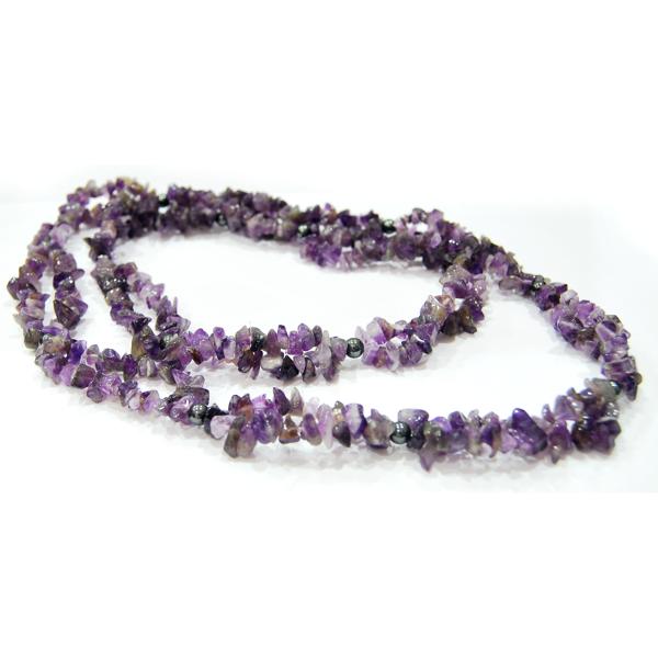 Collar Chip Doble Amatista