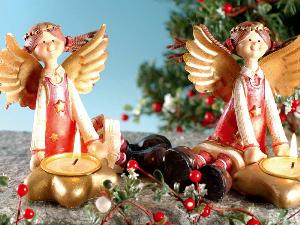 angel sentado con estrella