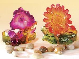 Portavelas Flor