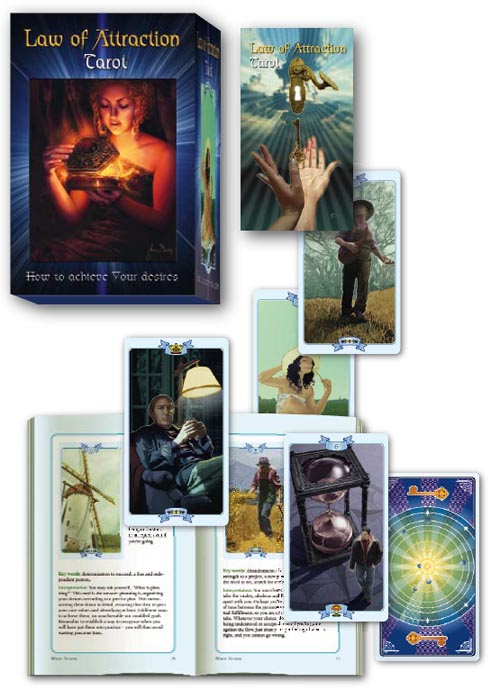 Tarot La Ley de la Atracci�n + Libro160pag